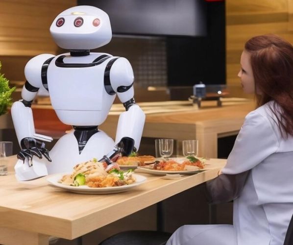 Robot-per-il-servizio-ai tavoli-nei-ristoranti